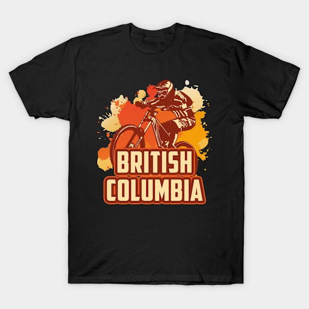 British Columbia downhill biking T-Shirt by SerenityByAlex